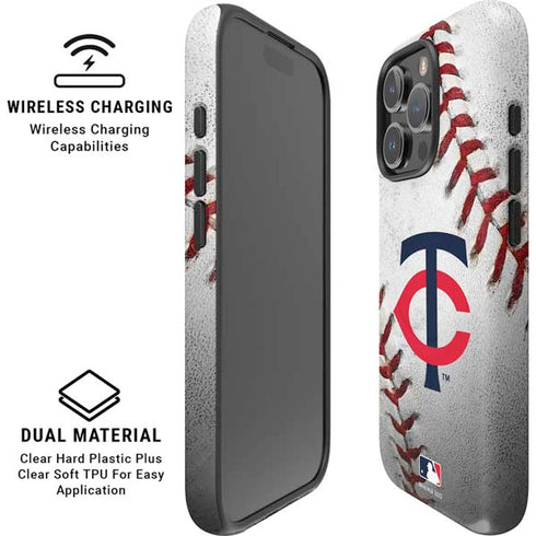 MLB Minnesota Twins Game Ball iPhone 16 Pro Magsafe Impact Case